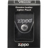 Кожаный чехол Zippo LPLBK, чёрный